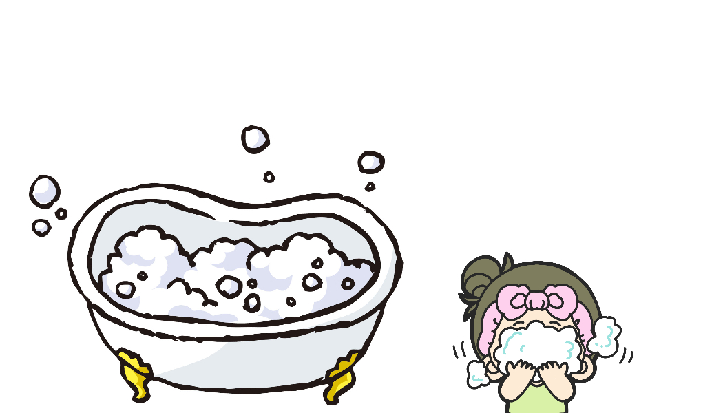 アミノ酸系とろみ洗顔でうるおいを守るイメージ