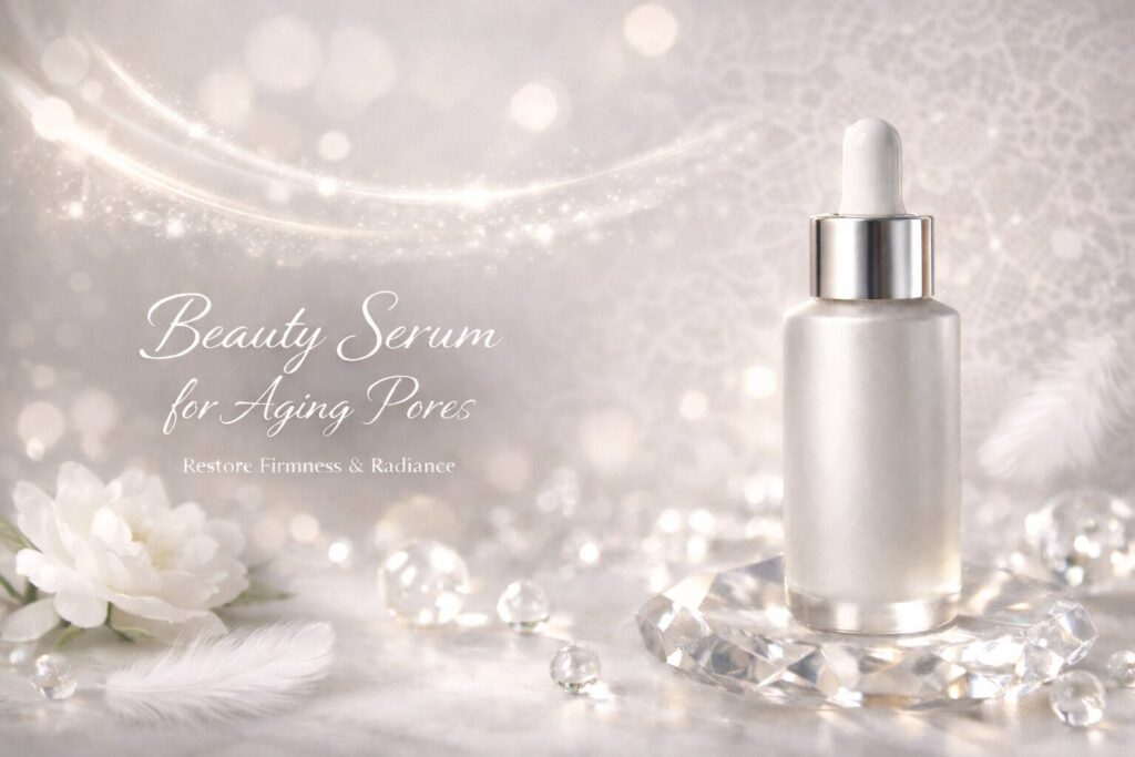 40代のたるみ毛穴に向けてハリ感を意識した美容液のイメージ画像