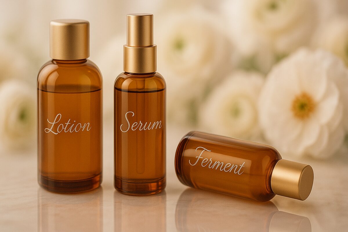 ゆらぎやすい季節にぴったりの発酵美容液のイメージ（40代の肌をやさしく整えるスキンケア風景）