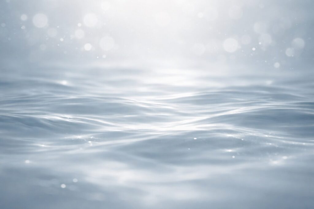 40代保湿美容液ケアをイメージした水面の画像