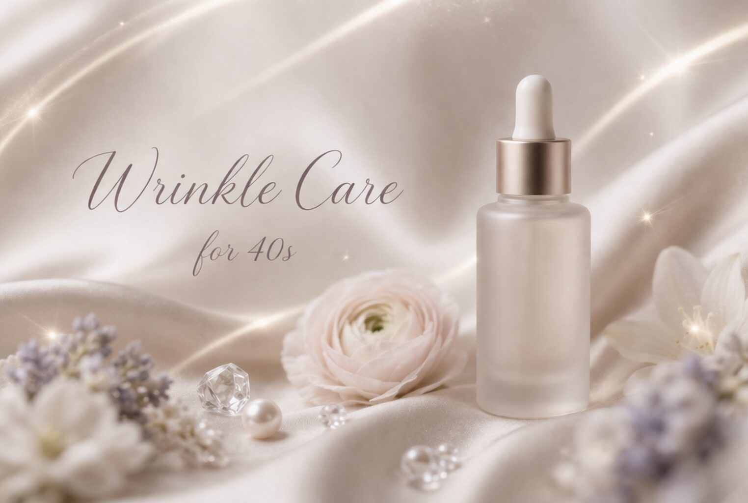 40代のシワ美容液はどのくらいで変化するかの目安イメージ